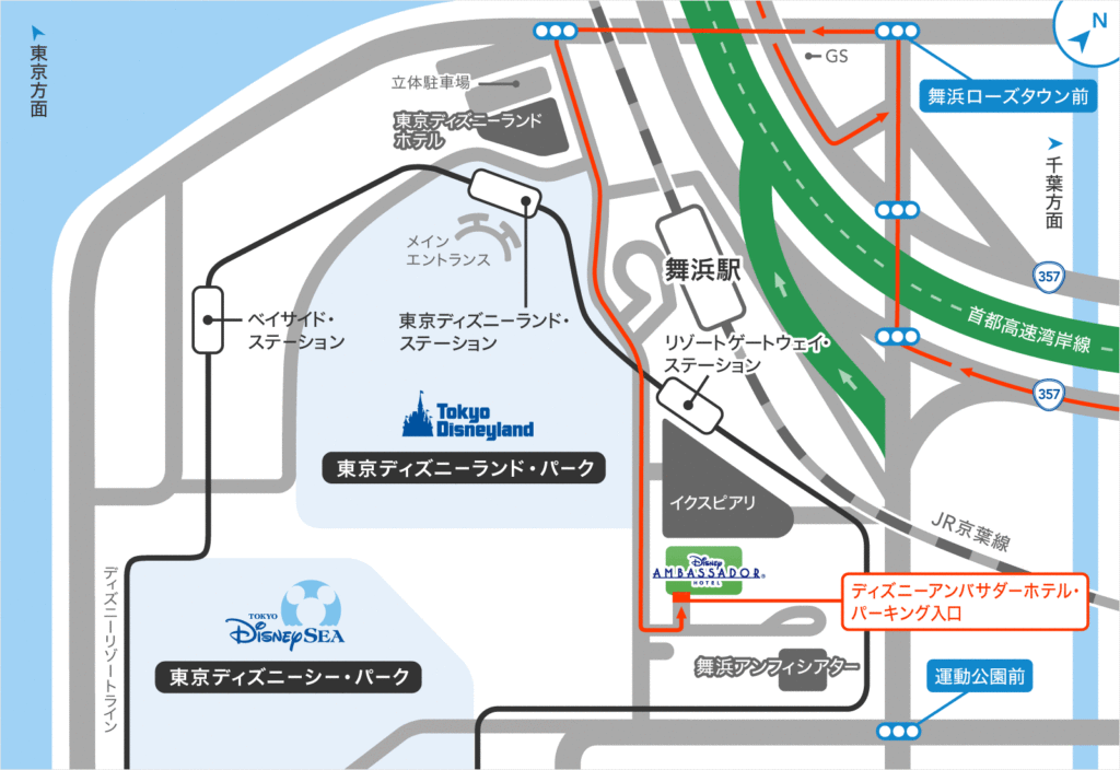 アンバサダーホテル 駐車場